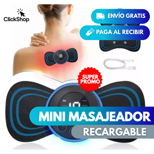 MINI MASAJEADOR RECARGABLE